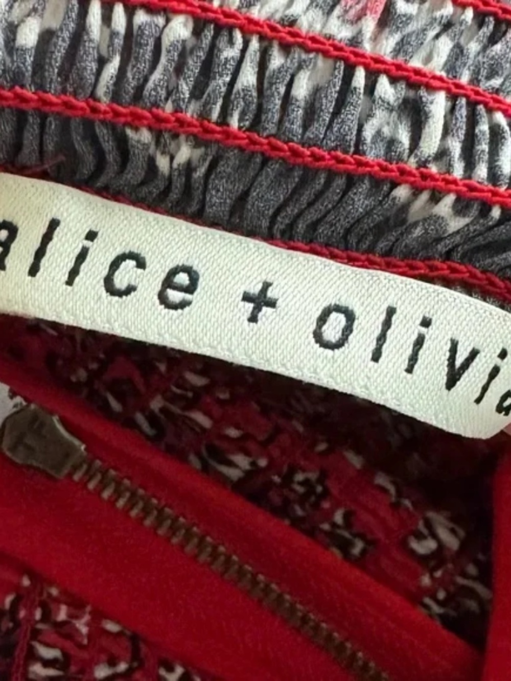 Alice + Olivia | Elvira Smocked Bodice Boho Puff Sleeve Mini Dress 4 - Picture 8 of 14